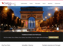 Tablet Screenshot of celina-tours-paris.com